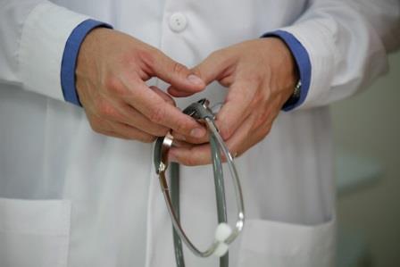 white coat and stethoscope